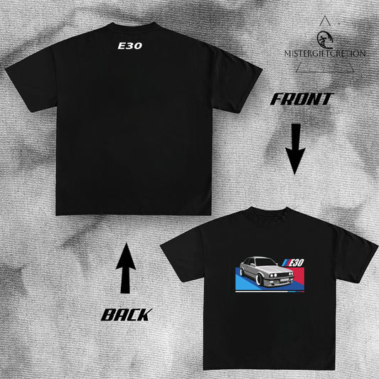 car t-shirt with bmw e30 design,E30 BMW t-shirt