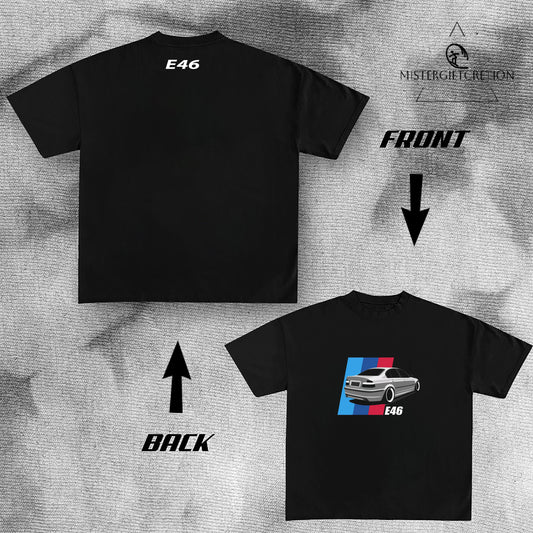 car t-shirt with bmw e46 design,E46 BMW t-shirt