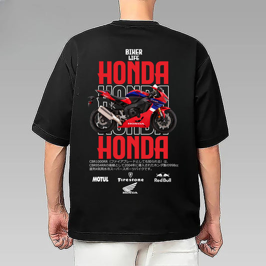 HONDA moto t-shirt ,motorcycle HONDA , t-shirt 100%ALGDN