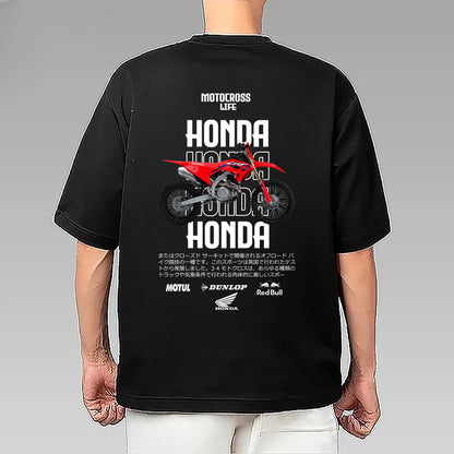 HONDA moto t-shirt ,motorcycle HONDA , t-shirt 100%ALGDN