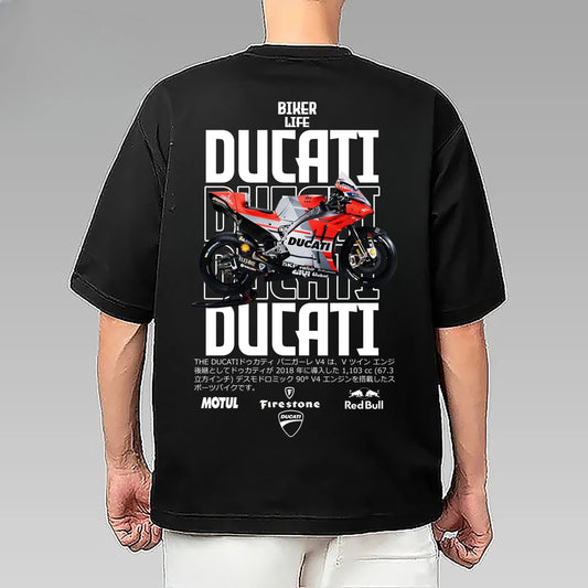 Ducati moto t-shirt ,motorcycle Ducati , t-shirt 100%ALGDN