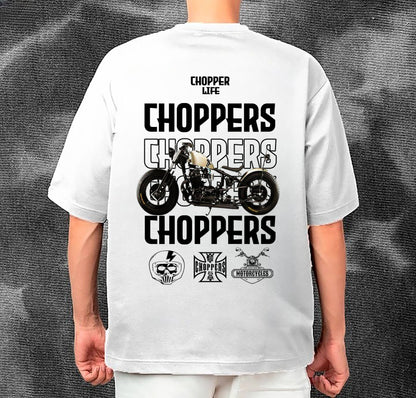 CHOPPERS moto t-shirt ,motorcycle CHOPPERS , t-shirt 100%ALGDN