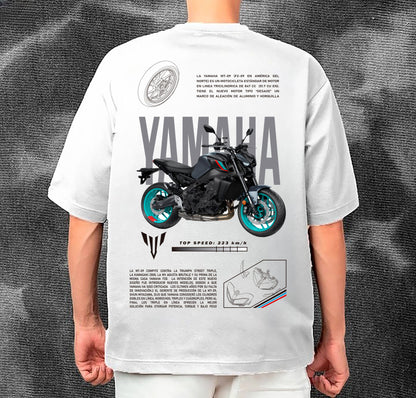 Yamaha moto t-shirt ,motorcycle yamaha , t-shirt 100%ALGDN